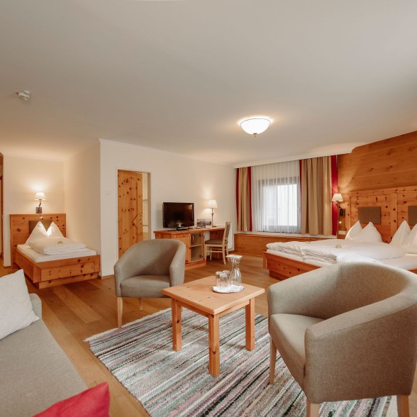 Geräumige Doppelzimmer