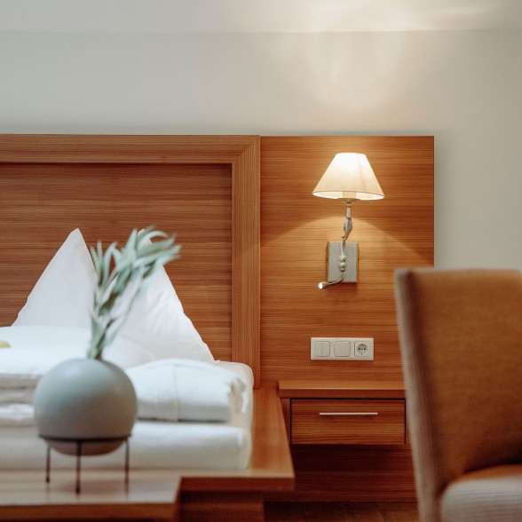 Detailaufnahme Hotelzimmer in Großarl, Österreich
